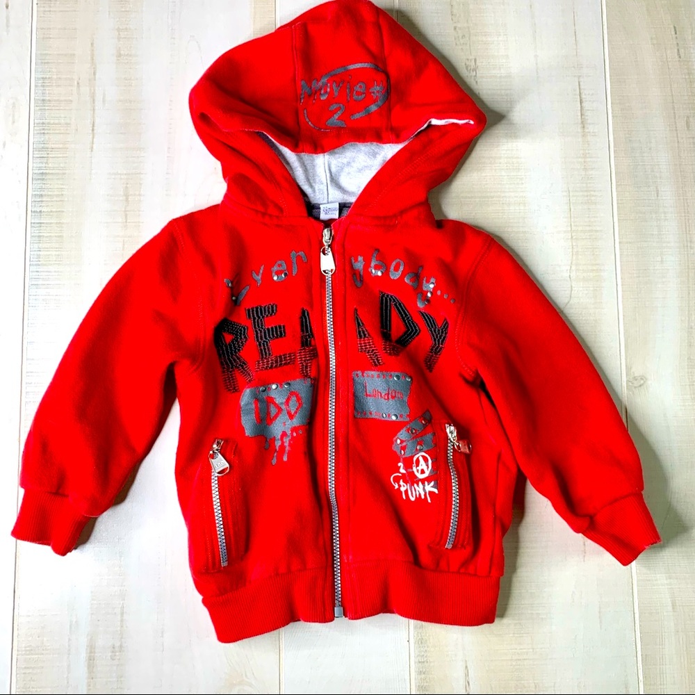 iDo by Miniconf Red, Zip Sweatshirt, 24 Month
